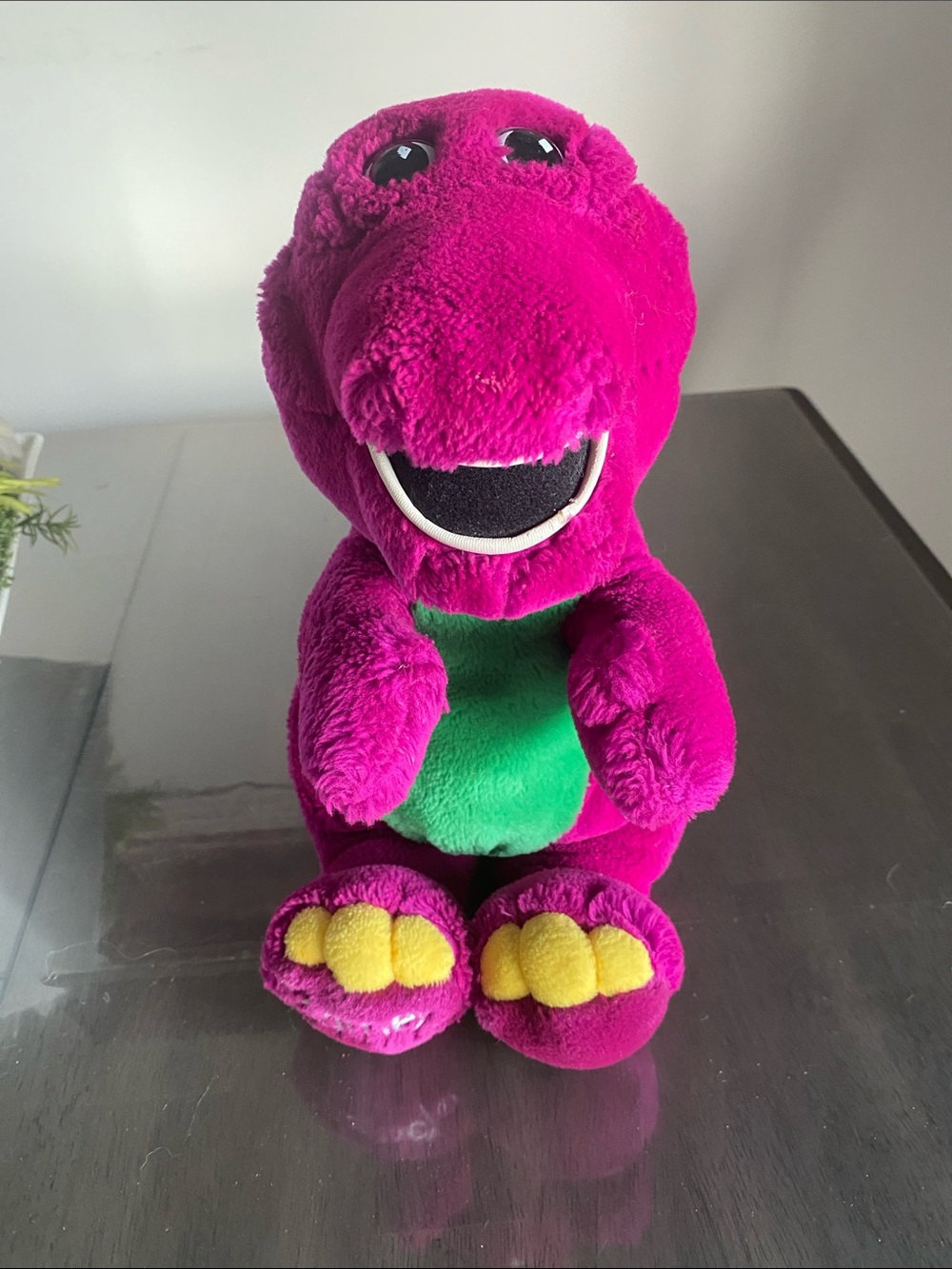1992 Barney the Purple Dinosaur Plush Doll